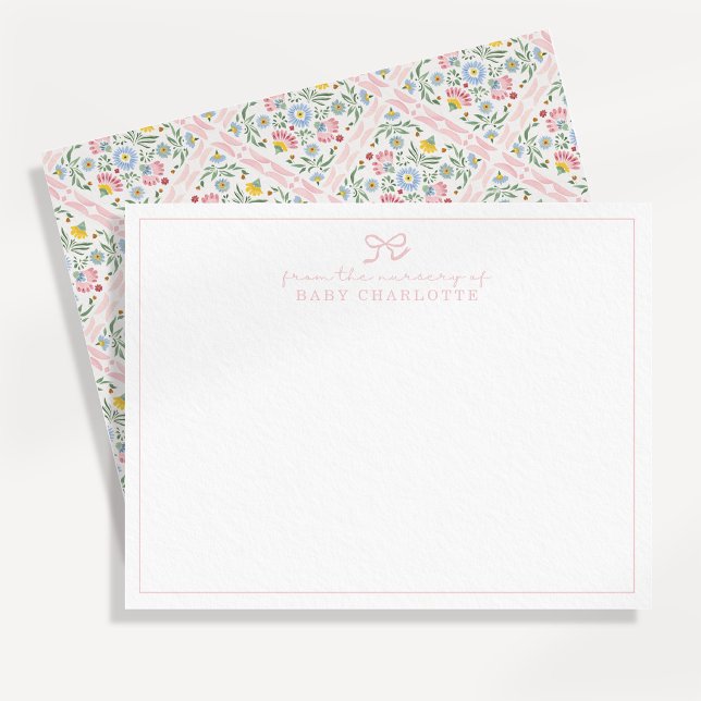 Scattered Meadow Folk Nursery Note Card (Creator Uploaded)