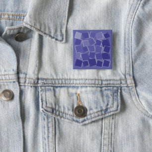 Scattered purple shades 15 cm square badge