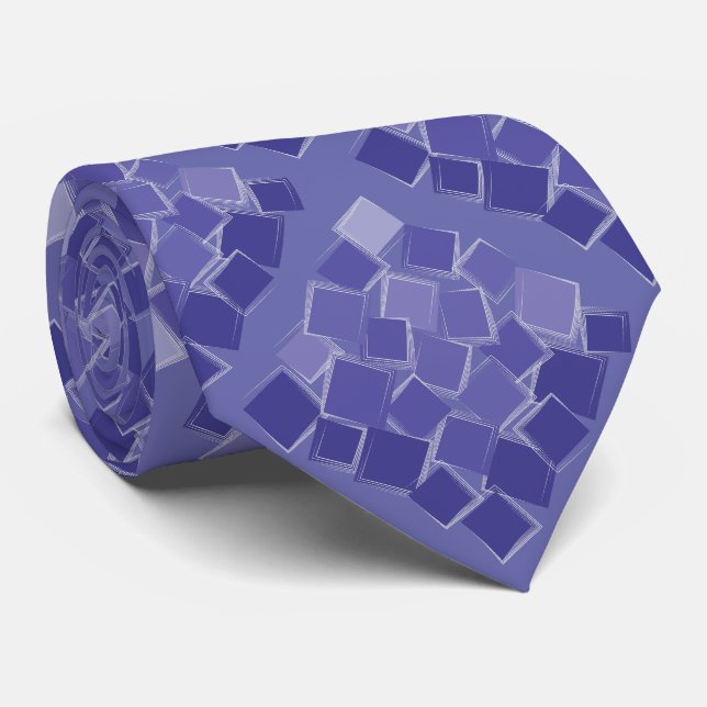 Scattered purple shades tie (Rolled)