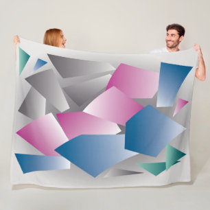 Scattered shards fleece blanket