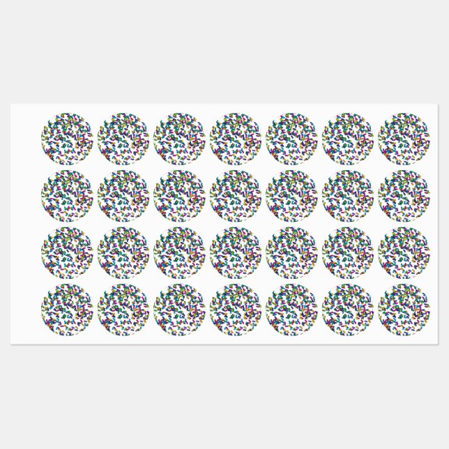 Scattered Sprinkles Pattern (Sheet)
