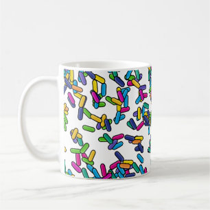 Scattered Sprinkles Pattern Coffee Mug