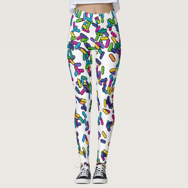 Scattered Sprinkles Pattern Leggings (Front)
