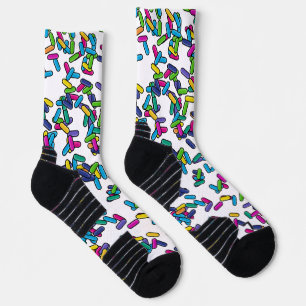 Scattered Sprinkles Pattern Socks