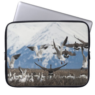Scattering Geese Laptop Sleeve