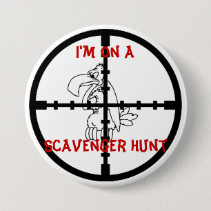 Scavenger Hunt 7.5 Cm Round Badge