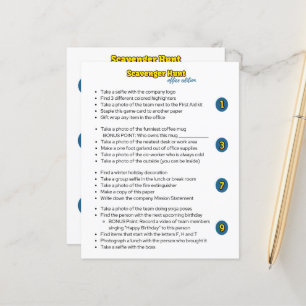 Scavenger Hunt Team Building Activity for Work