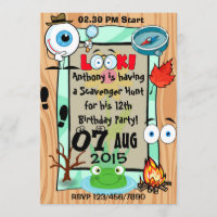 Scavenger Hunt Themed Kids Party