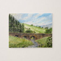 Scawgill Bridge over River Aiken, Lake District