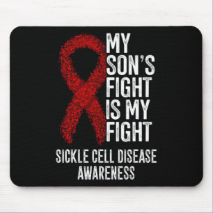Scd My Son's Fight Is My Fight Sickle Cell Disease Mouse Mat