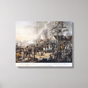 Scene after the Battle of Waterloo Canvas Print