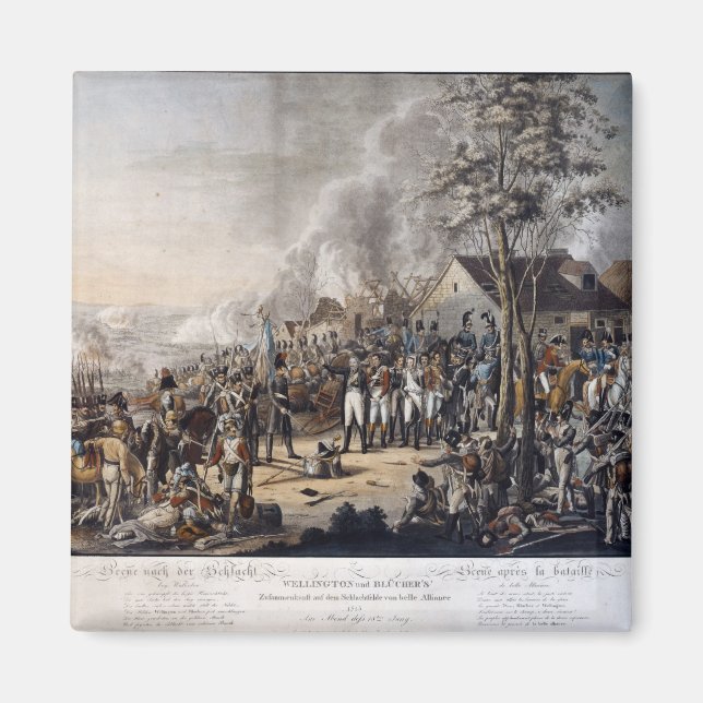 Scene after the Battle of Waterloo Magnet (Front)