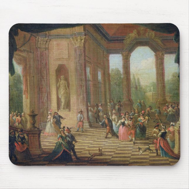 Scene at a Masked Ball Mouse Mat (Front)