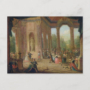 Scene at a Masked Ball Postcard