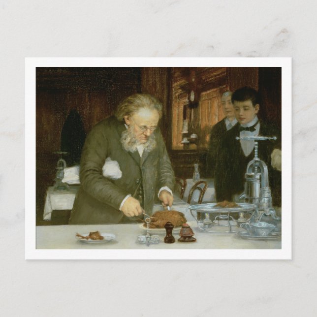 Scene at La Tour d'Argent Restaurant Postcard (Front)