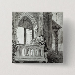 Scene from Act II of Romeo and Juliet 15 Cm Square Badge