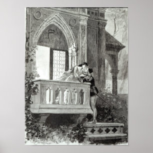 Scene from Act II of Romeo and Juliet Poster