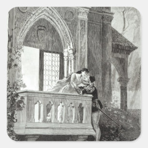 Scene from Act II of Romeo and Juliet Square Sticker