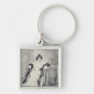 Scene from Act II of the opera 'La Boheme' Key Ring