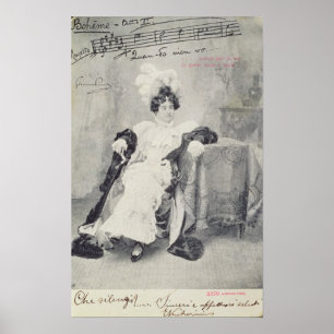 Scene from Act II of the opera 'La Boheme' Poster