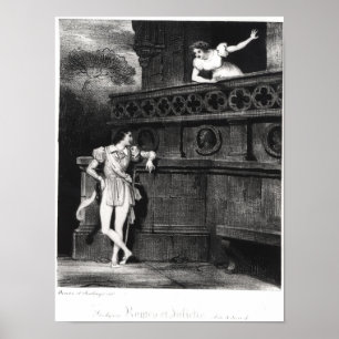 Scene from Act III of 'Romeo and Juliet' Poster