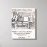 Scene from Durer's 'Course in the Art of Drawing',