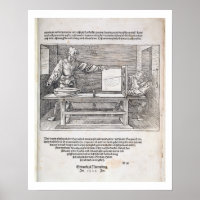 Scene from Durer's 'Course in the Art of Drawing',