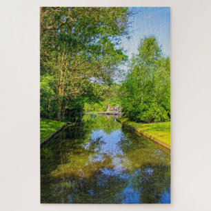 Scene from Keukenhof park, Netherlands Jigsaw Puzzle