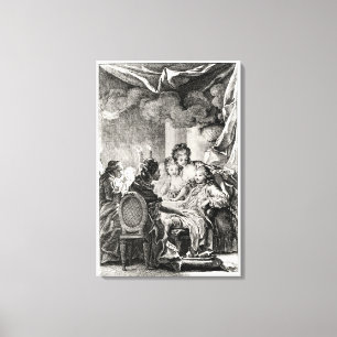 Scene from 'L'Ingenu' by Voltaire Canvas Print