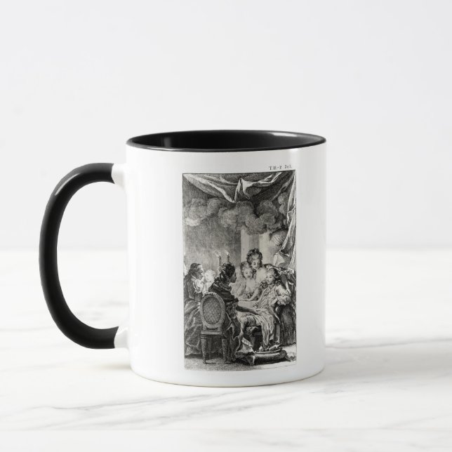 Scene from 'L'Ingenu' by Voltaire Mug (Left)