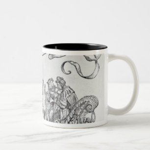 Scene from Maximilian's Triumphal Procession Two-Tone Coffee Mug