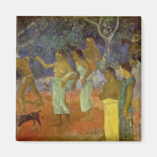 Scene from Tahitian Life, 1896 Magnet