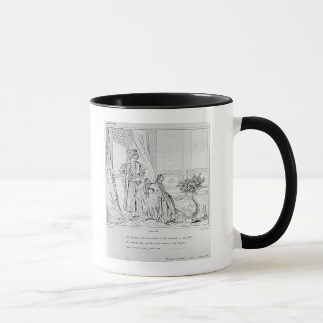 Scene from The Bride of Abydos by Lord Byron Mug (Right)