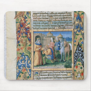 Scene from the 'Hours of Louis d'Orleans' Mouse Mat