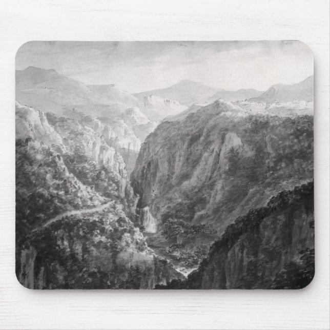 Scene from the Inn at Devil's Bridge with the Fall Mouse Mat (Front)