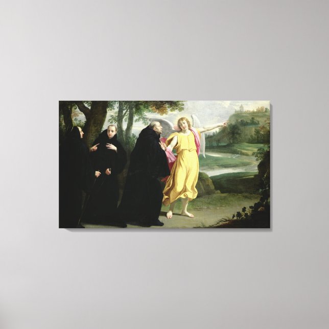 Scene from the Life of St. Benedict Canvas Print (Front)