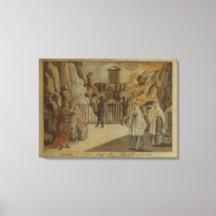 Scene from 'The Magic Flute' by Mozart, 1795 Canvas Print