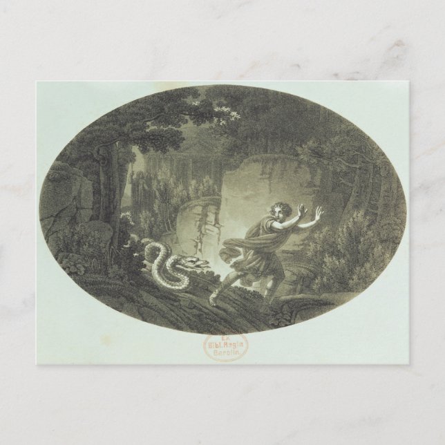 Scene from 'The Magic Flute' by Mozart Postcard (Front)