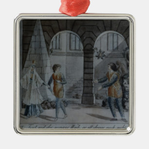 Scene from 'The Magic Flute' Metal Tree Decoration