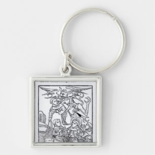 Scene from 'The Navigation of St. Brendan' Key Ring