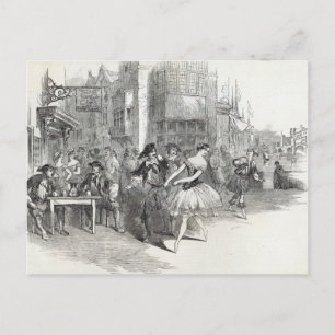 Scene from the new Ballet of 'The Wags of Postcard