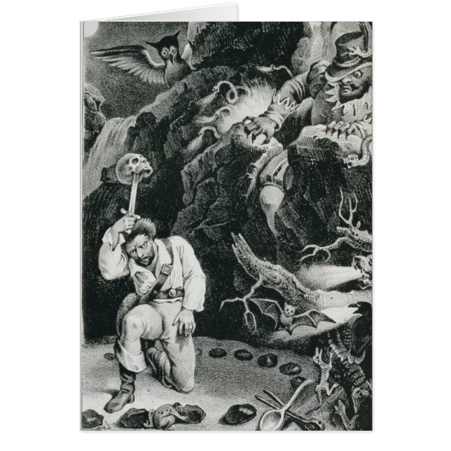 Scene from the opera 'Der Freischutz' (Front)