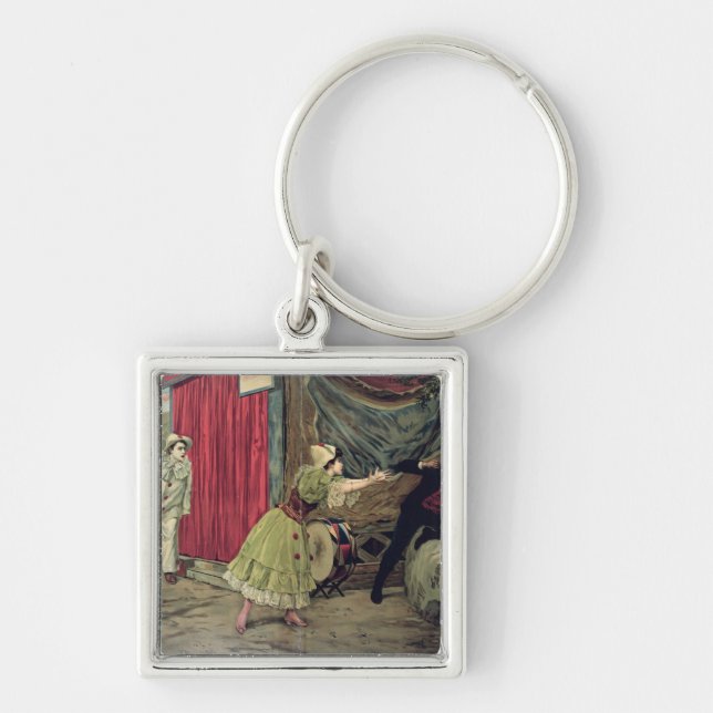 Scene from the opera 'Pagliacci' Key Ring (Front)
