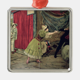 Scene from the opera 'Pagliacci' Metal Tree Decoration