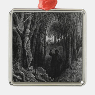 Scene from 'The Rime of the Ancient Mariner' 2 Metal Tree Decoration