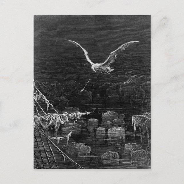 Scene from 'The Rime of the Ancient Mariner' 2 Postcard (Front)