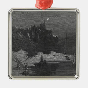 Scene from 'The Rime of the Ancient Mariner' 4 Metal Tree Decoration