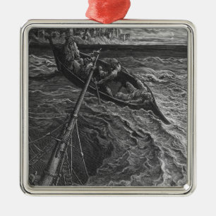 Scene from 'The Rime of the Ancient Mariner' Metal Tree Decoration