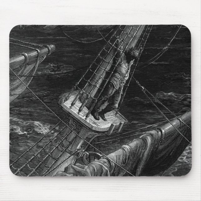 Scene from 'The Rime of the Ancient Mariner' Mouse Mat (Front)
