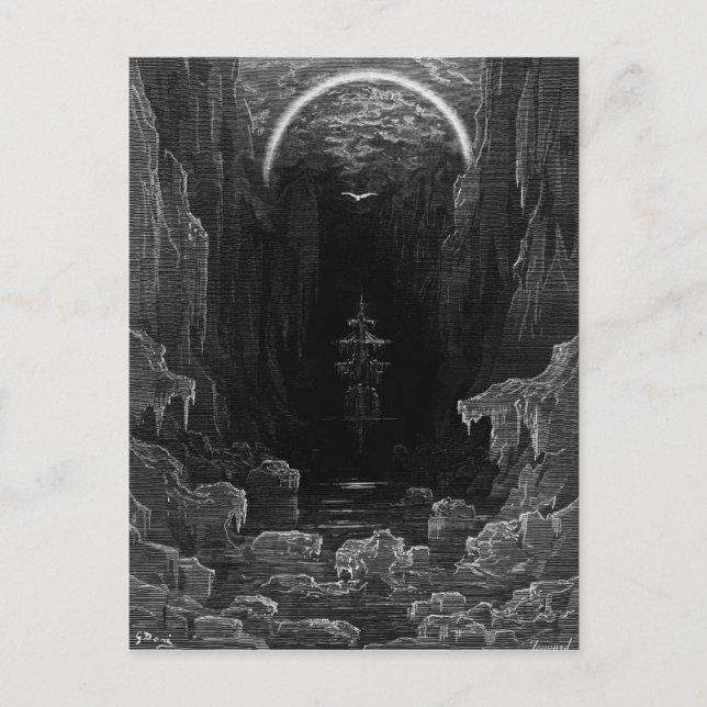 Scene from 'The Rime of the Ancient Mariner' Postcard (Front)